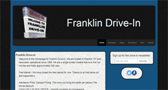 Desktop Screenshot of franklindrive-in.com