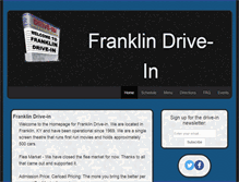Tablet Screenshot of franklindrive-in.com